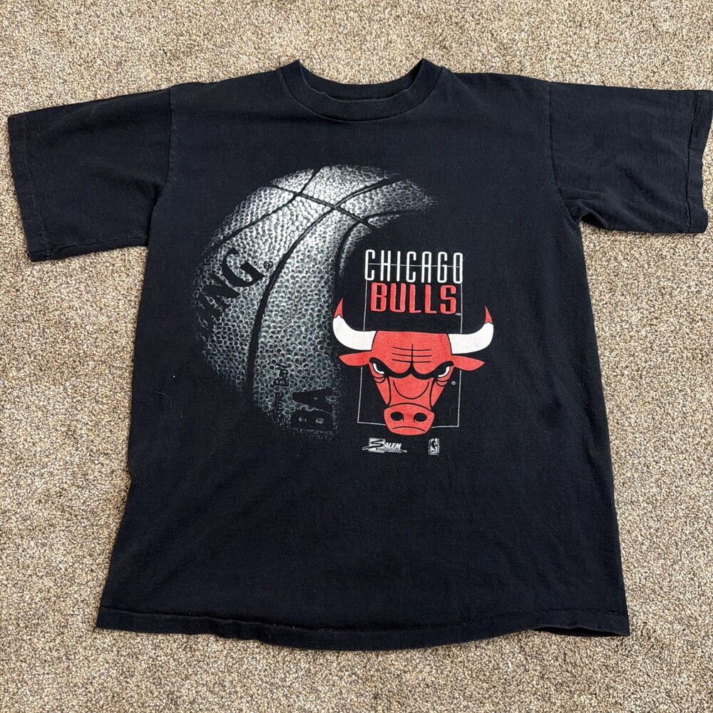 VTG 90’s Chicago Bulls Basketball Logo GraphicT Shirt Mens L Single Stitch USA